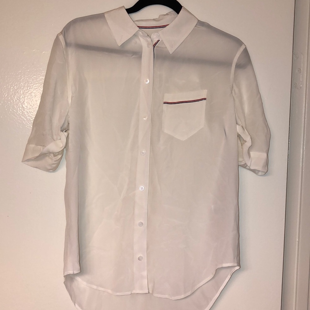 Equipment Femme Silk Blouse Short Sleeve XS/TP